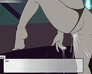 In 18titans Part 3 we see Starfire's ass covered in cum