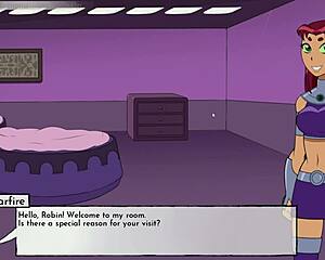 18titans part 3 - starfire in the game