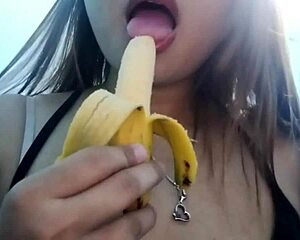 Seductive banana play