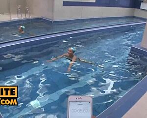 POV banging petite swim student Anna Rose