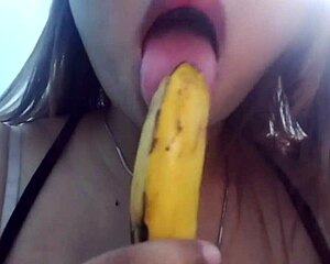 Seductive banana play