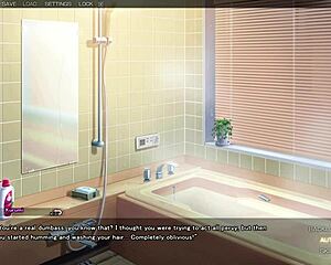 Zero Chastity Sucked in Bath