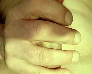 Mark indulges in suggestive solo cumshot