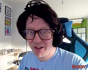 First Time Newbie Sucking Dick for Cum Mess