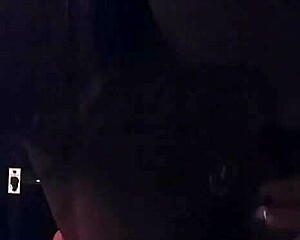 A well endowed partner receives a great blowjob from an African American amateur