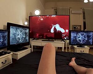 Double Handjob Melody Makes Shane Cum With An Handjob Together With Sissi Trailer