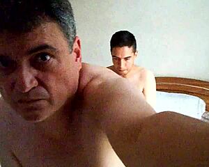 Gay doggystyle fucking action