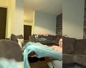 naughty teen 18+ girlfriend plays with shaved pussy toys 😏