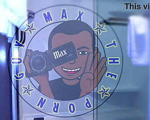 Sexy Latina Julz gives sloppy blowjob to monster black cock