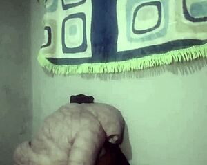 Ebony rides monster cock fast