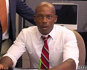 Hairless gay men dominate the HR meeting