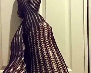 stockings fetish video from 2017