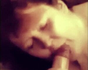 Cock sucking worship with big monster amateurs