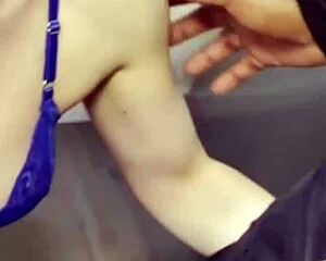 Italian Brunette Moans While Kissing and Sharing Plumber's BBC