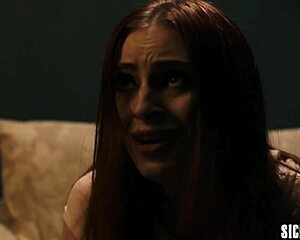 Crazy petite teen getting fucked hard in tight holes by big cock?