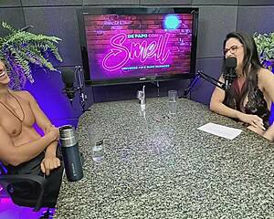 Chatting with Pedro Caliente in Brazilian Talk Show