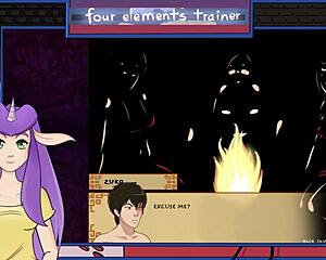 Avatar: The Last Airbender four elements trainer part 32.