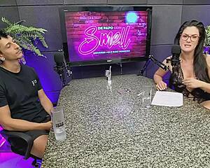 Chatting with Pedro Caliente in Brazilian Talk Show