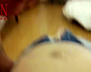 This beautiful slut gets her navel and pussy licked after a drink is poured in