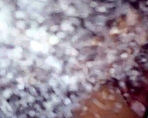 A facial cumshot on black beaut with big tits