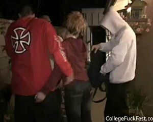 Hot Blonde Love Dick Threesome Freshman Fantasy!