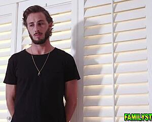 stepbrother enjoys older stepsister vanna bardot's attention