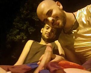 Public Gay Sucking During Sevilla Pride With European Amateurs