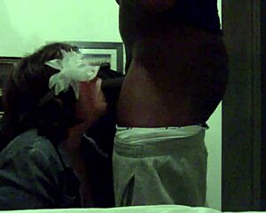 the sick girl gags on deepthroat?