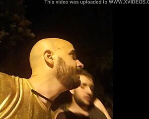 Public Gay Sucking During Sevilla Pride With European Amateurs