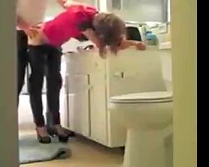 french slut fucked in kitchen