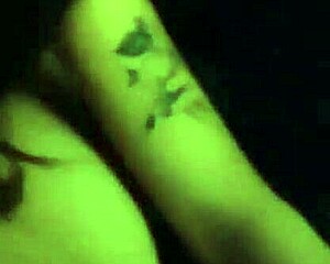 This brunette teen amateur starts sucking a big cock, then deepthroats it passionately while showing her petite ass.