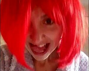 To fill her mouth with toothpaste is one of Chantal's oral hygiene routine