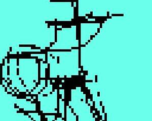 Testing pixel art animation with doll performing oral sex!