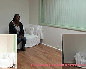 Intense black and Indian casting couch experience of Raven May
