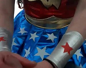 cosplay hot young 18+ sucking cock redhead in costumes