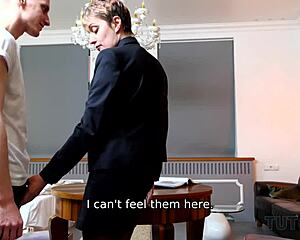 sexy mature teacher and student become lovers in class 😍