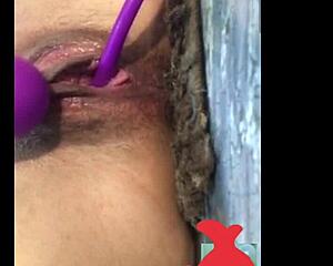 Jerking off in video call with my ex's hot girlfriend?