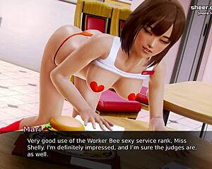 Waifu Academy's Petite 18yo Teen Flaunts Tight Ass and Tits