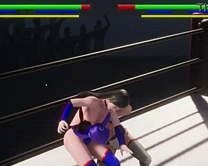 Hentai Fighting Game Rumble Blazing with Wild Ryona Action!