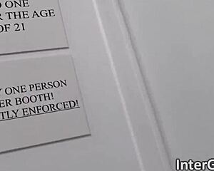 Anya Ivy Performs Intense Glory Hole Blowjob!