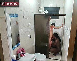 Latina's round booty on undercover camera eaten by tattooed stud