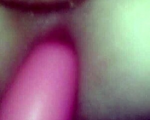 Wet Pussy Bent Over For Asshole Play.