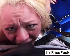 Blonde Face Wrecked Hard