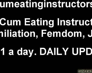 I will feed you your own cum in cei