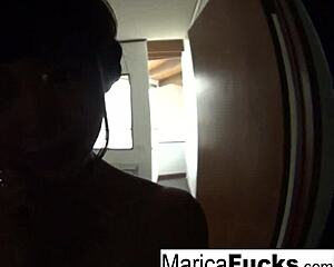 i love how hottie marica hase looks while recording her solo masturbation on her asian pussy