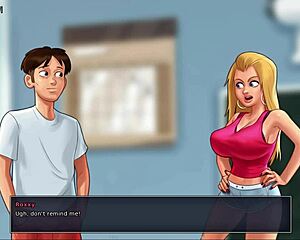 Wow! Making Out with French Teacher in Summertime Saga 45! Hot Milf Roleplay with Big Tits in College Game!