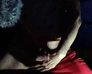 camping turns into oiled bondage and hardcore masturbation