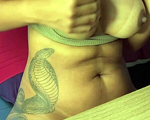 Chubby Latina licks monster cock