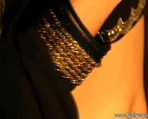 Bold nude striptease by cute Bollywood brunette.