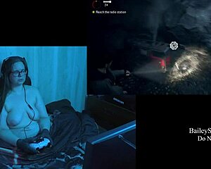 naked alan wake playthrough part 4 with big tits brunette 😏